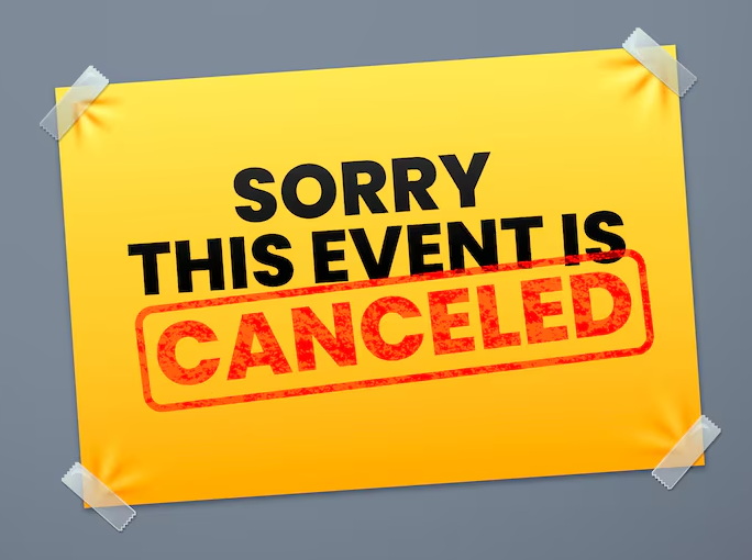 event cancelled